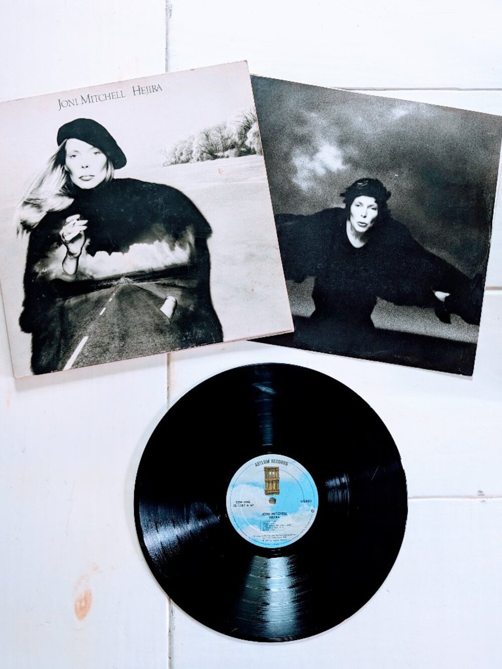 1976 Joni Mitchell Hejira Vinyl LP Gatefold Asylum 7E-1087 Original Pressing US